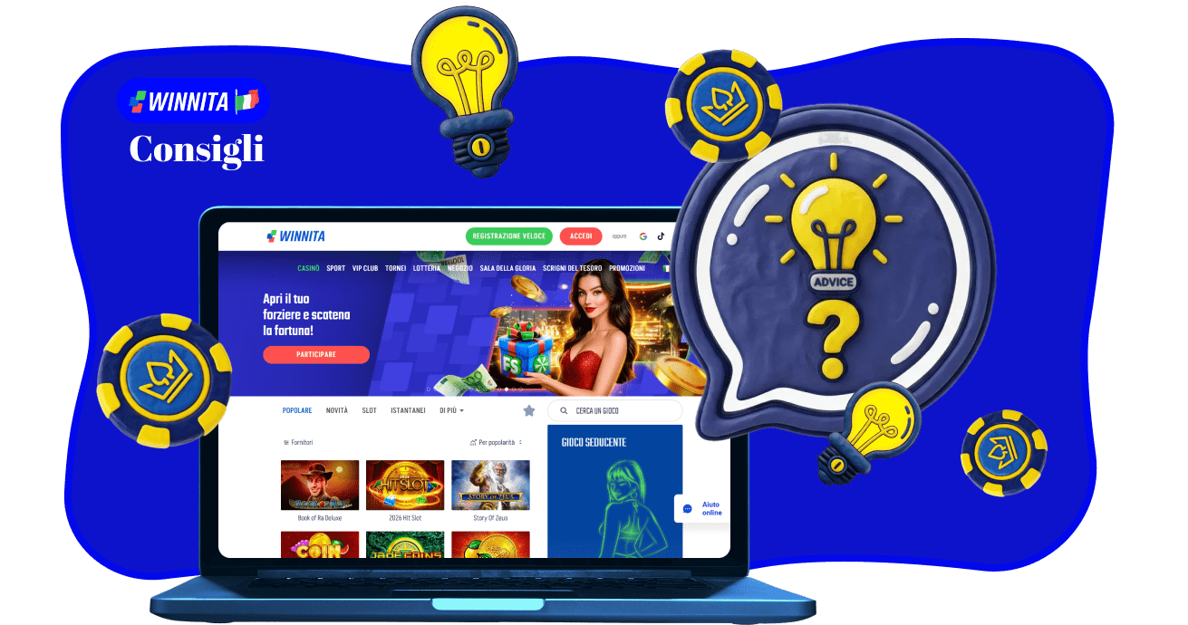 Ci sono suggerimenti per l'utilizzo del casinò Winnita