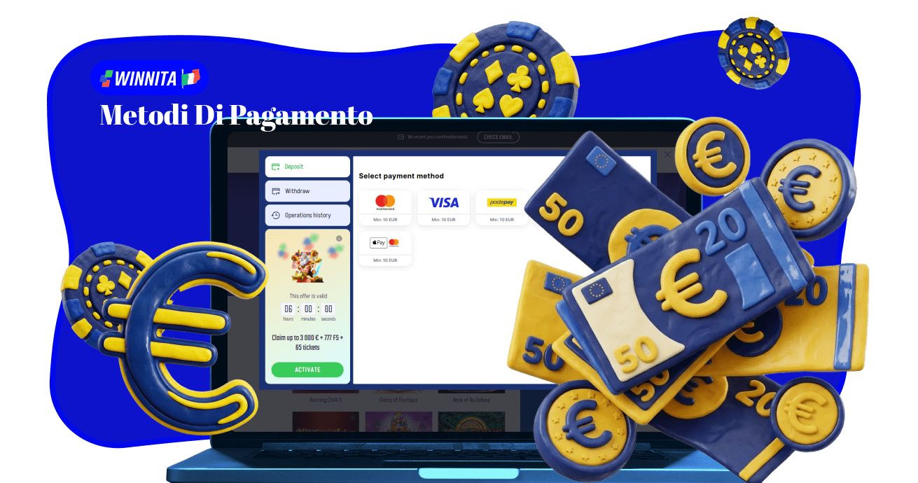 Installa il casinò mobile Winnita e gioca