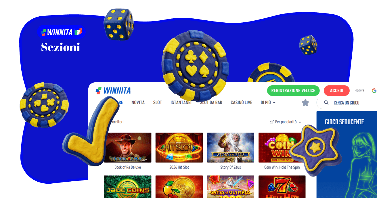 Winnita offre generosi bonus per la scelta del giocatore