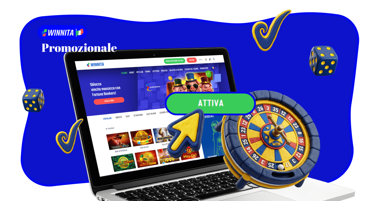 Ottieni un codice promozionale da Winnita Casino in un paio di passaggi