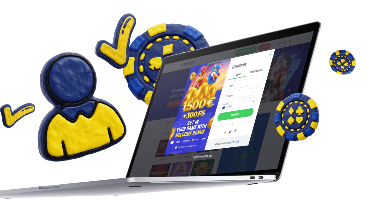 Registrati rapidamente e facilmente al Casinò Online Winnita
